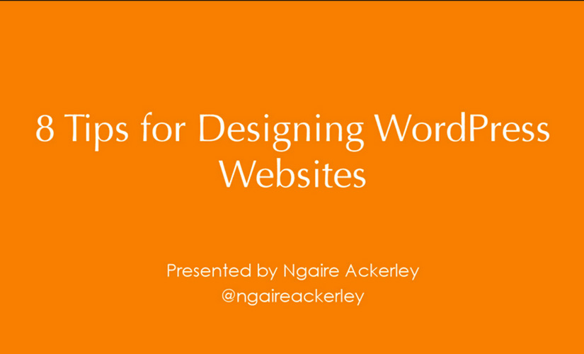 8 Tips for Designing WordPress Websites