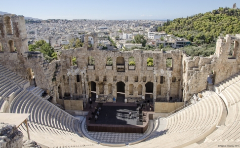 Amphitheater, Acropolis, Athens, Greece