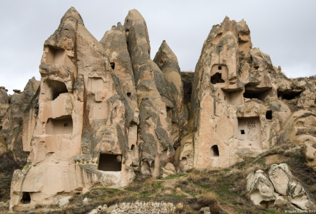 Caves, Goreme, Cappadocia, Turkey.
