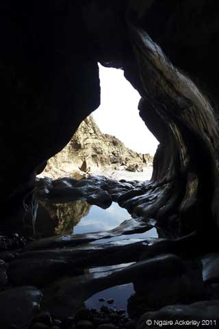 Cave, Mumbles, Wales.