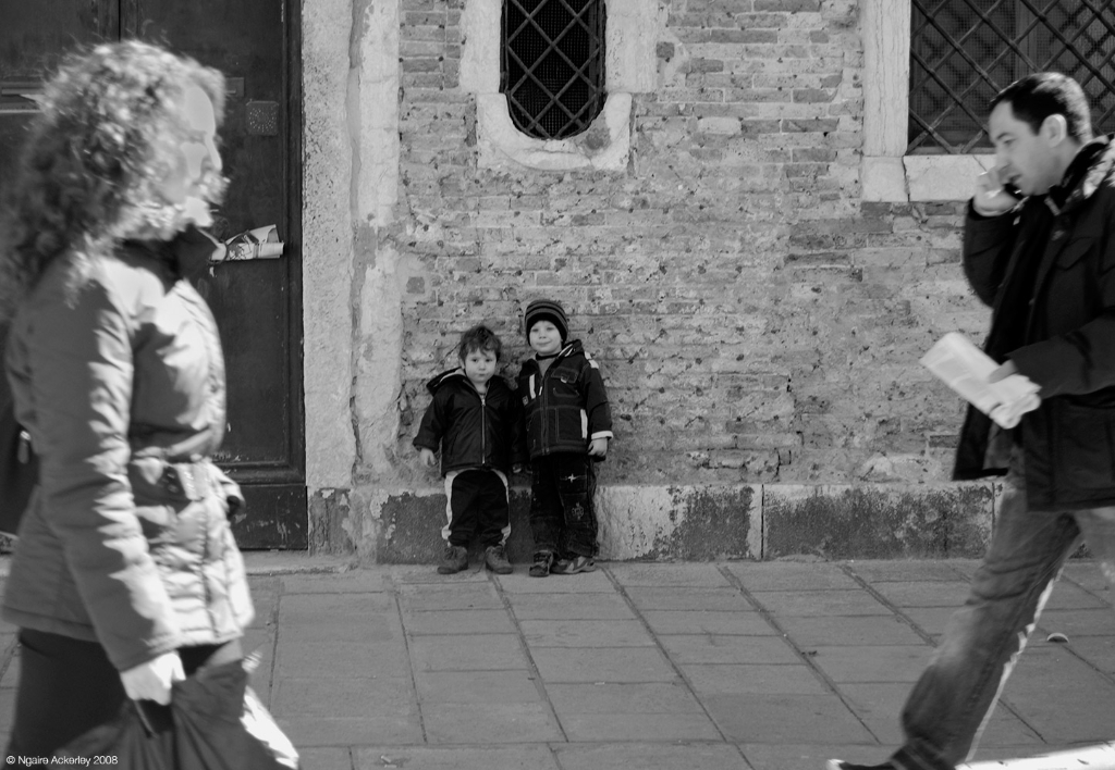 Children, Venice, Italy.