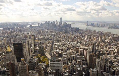Cityscape of New York, from Empire State Building, USA