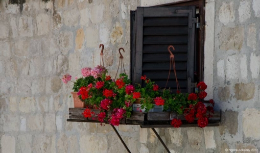 Window, Dubrovnik, Croatia.