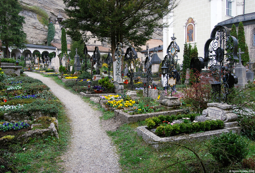 Graveyard, Salzburg, Austria.