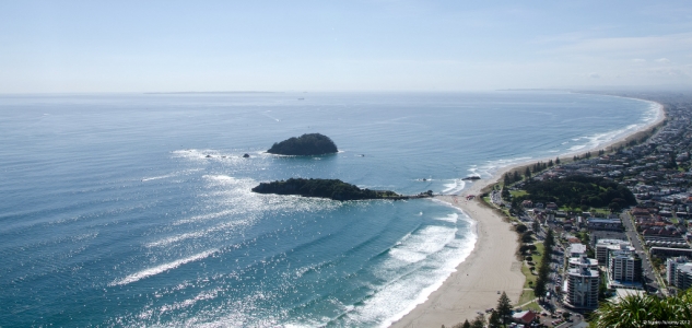 View from Mt. Maunganui, New Zealand.