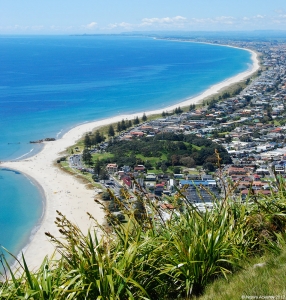 View from Mt. Maunganui, New Zealand.