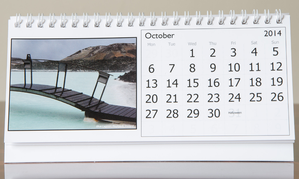 Month of October, 2014 Calendar
