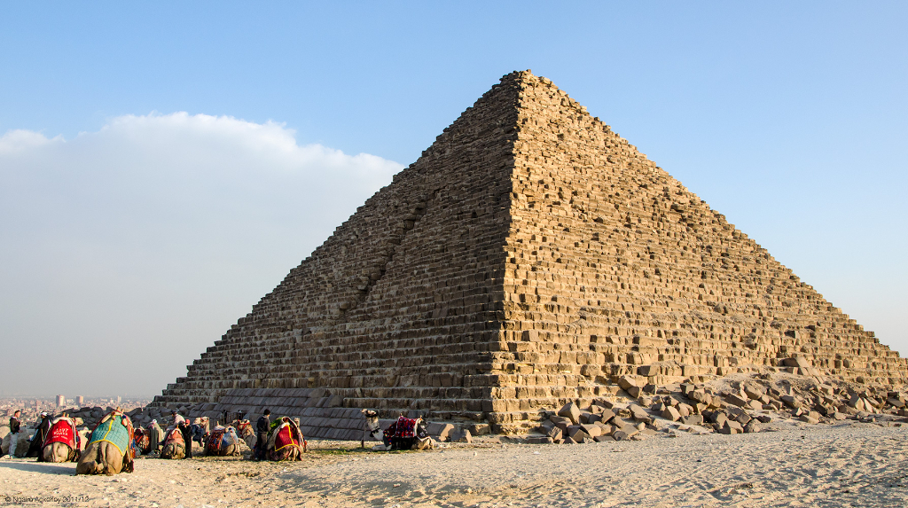 Pyramids, Giza, Cairo, Egypt.