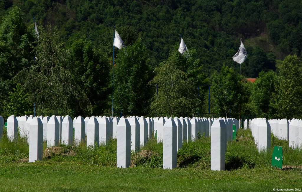 Graves at Srebrenica, Bosnia and Herzegovina.