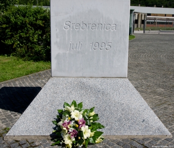 Memorial at Srebrenica, Bosnia and Herzegovina.