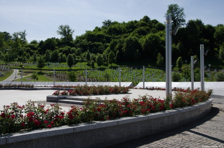 Memorial at Srebrenica, Bosnia and Herzegovina.