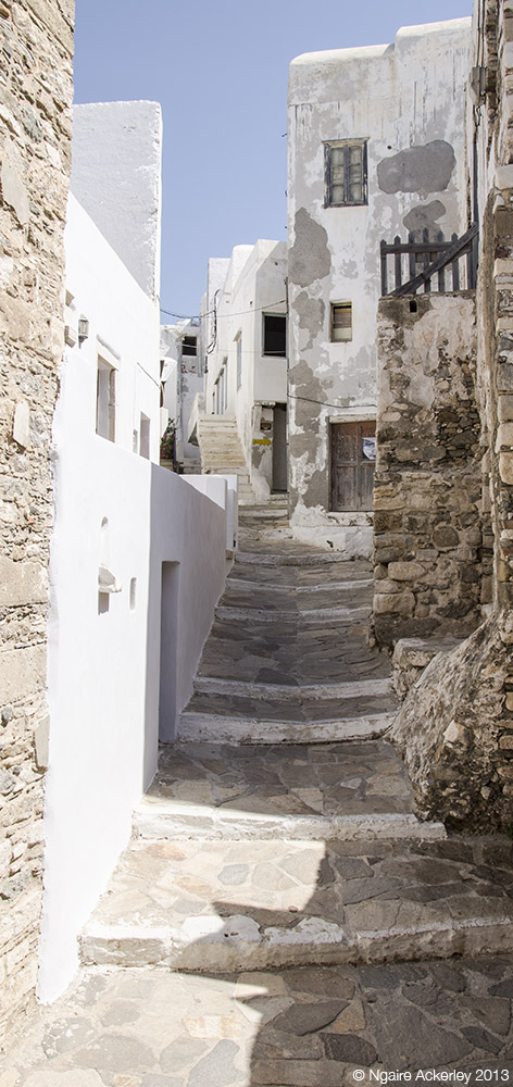 Streets in Naxos, Greece