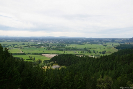 View from Papamoa Hills, New Zealand.