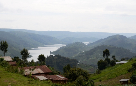 View near Lake Bunyonyi, Uganda.