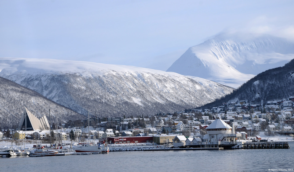 View over Tromso, Norway.